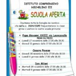 Open day alle scuole primarie “Don Milani”, “C. Pavese” e “Papa Giovanni XXIII”