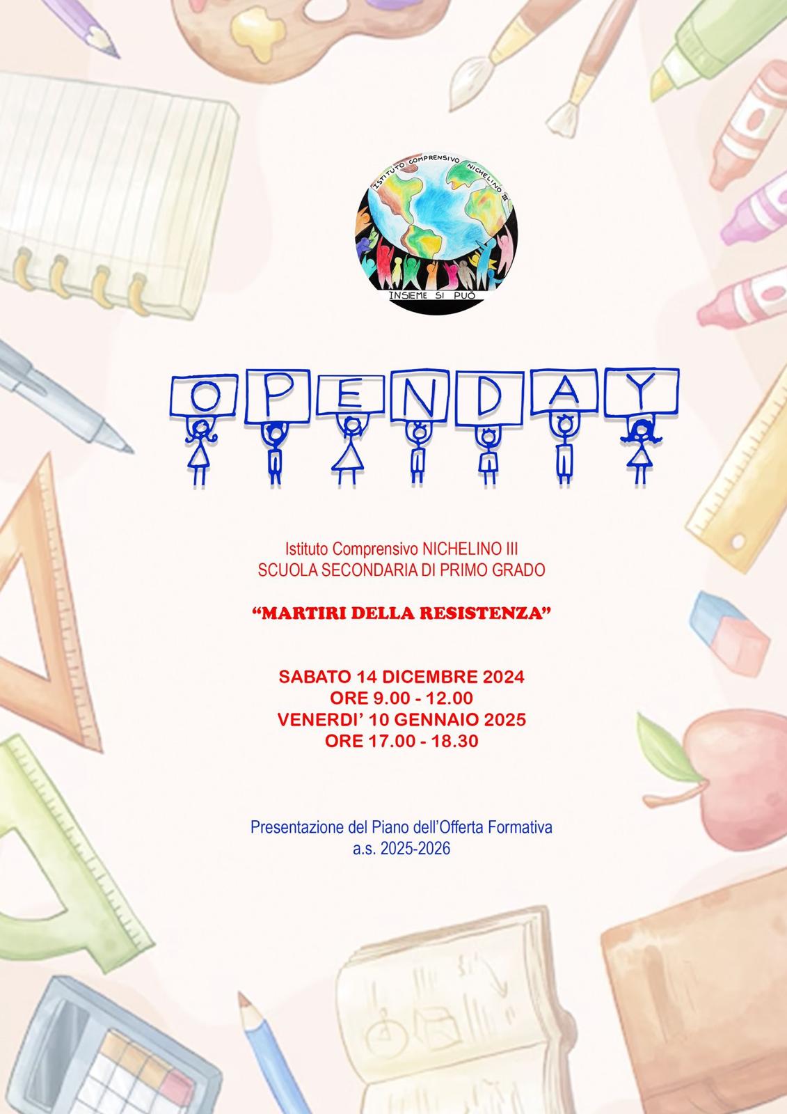 Open Day 2024/2025